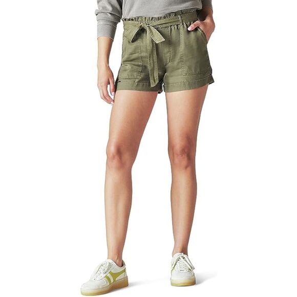 LUCKY BRAND Womens Green Belted Paperbag-waist Pull-on High Waists XXL - Picture 1 of 2